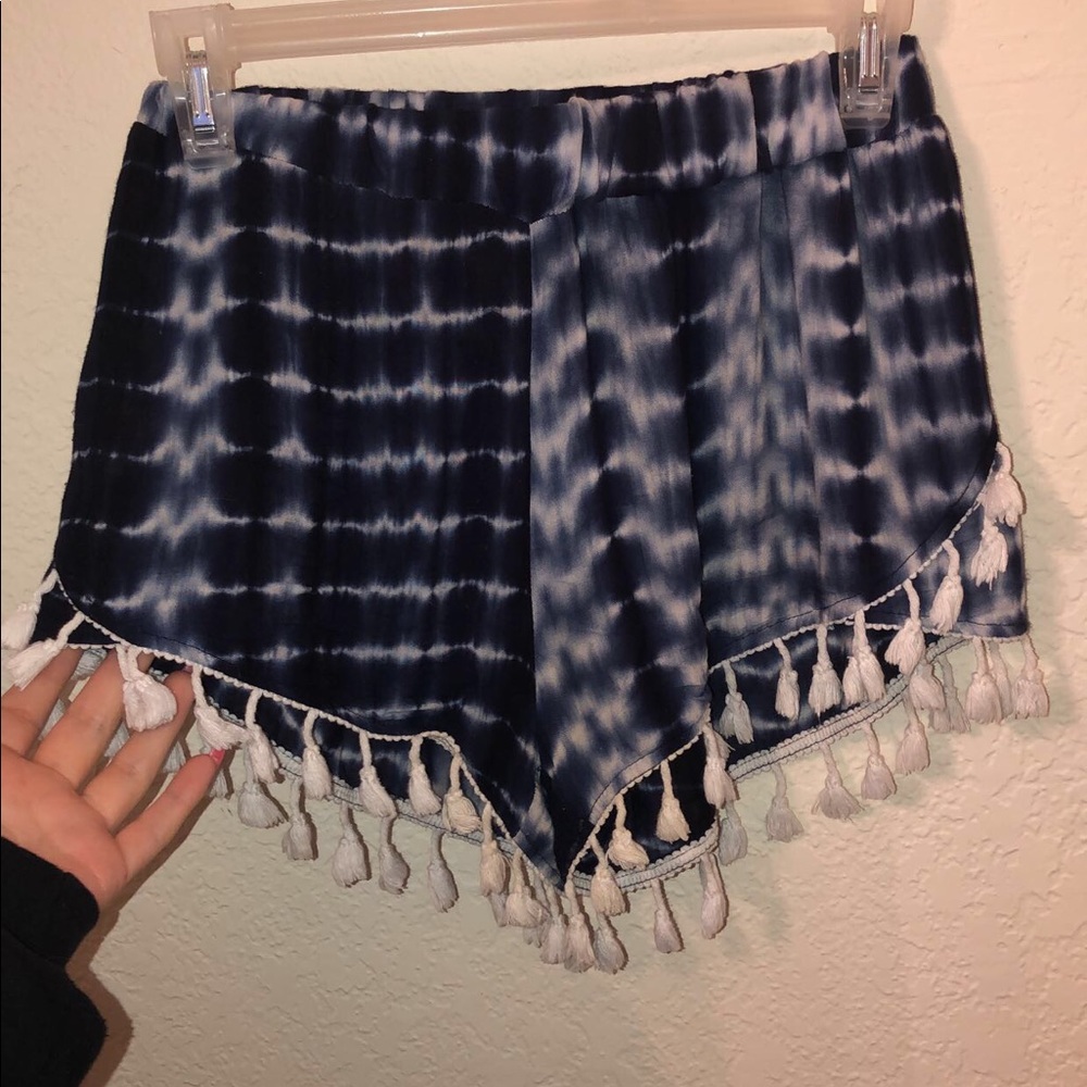 Tie die shorts